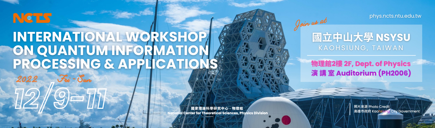 International Workshop on Quantum Information Processing and Applications 2022